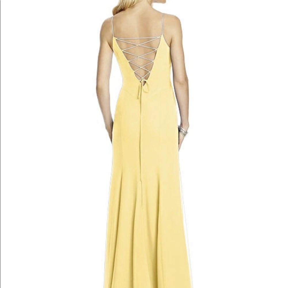 BLACK Friday sale Marigold Chiffon Bridesmaid